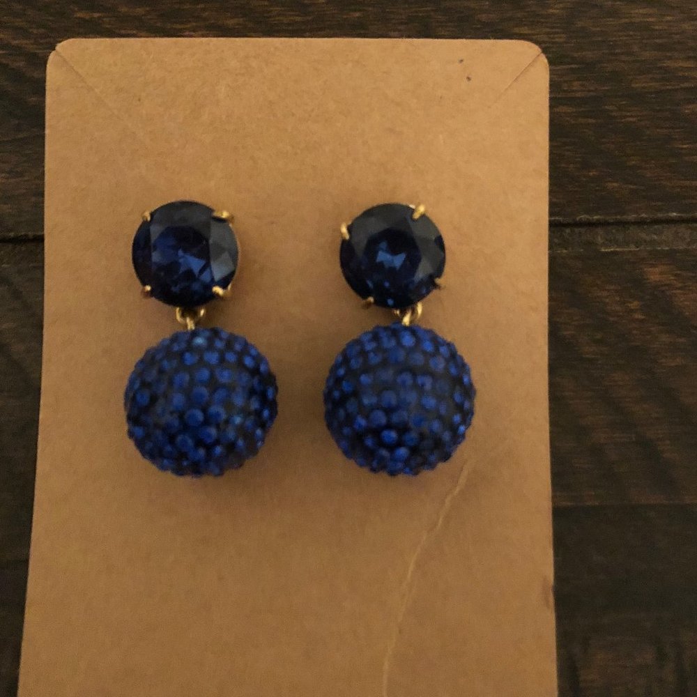J.Crew Crystal Ball earrings NEW